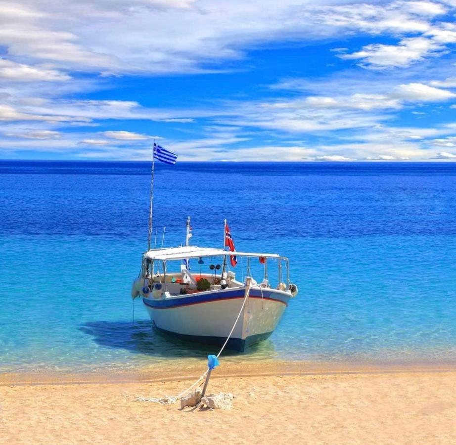 Sea Pearl Luxury Apartments Nea Vrasna Bagian luar foto