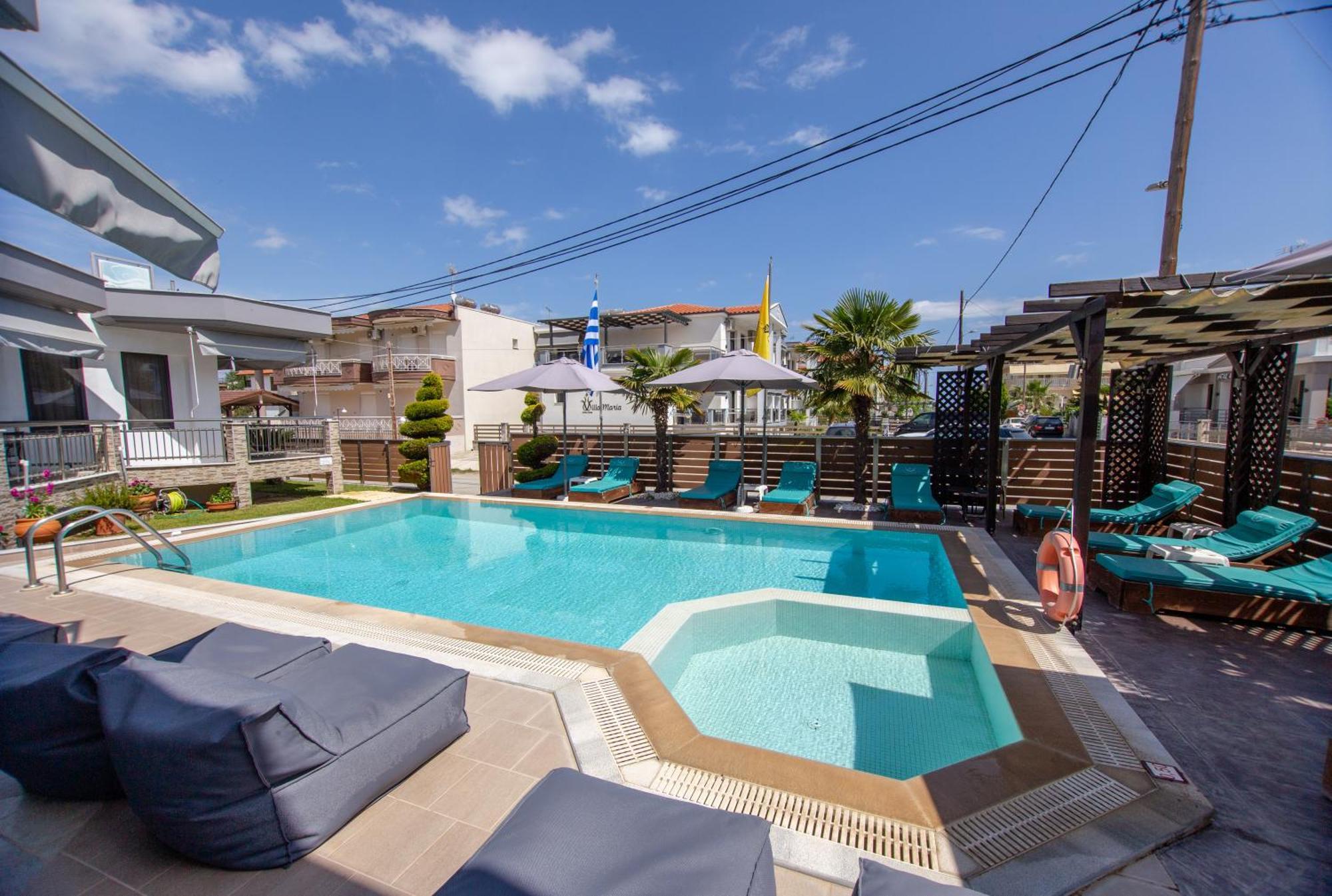 Sea Pearl Luxury Apartments Nea Vrasna Bagian luar foto